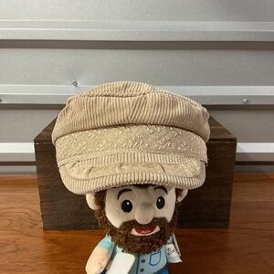 Free People Finn Lieutenant Slouchy Newsboy Hat With Brim Raffia, Braided Detail